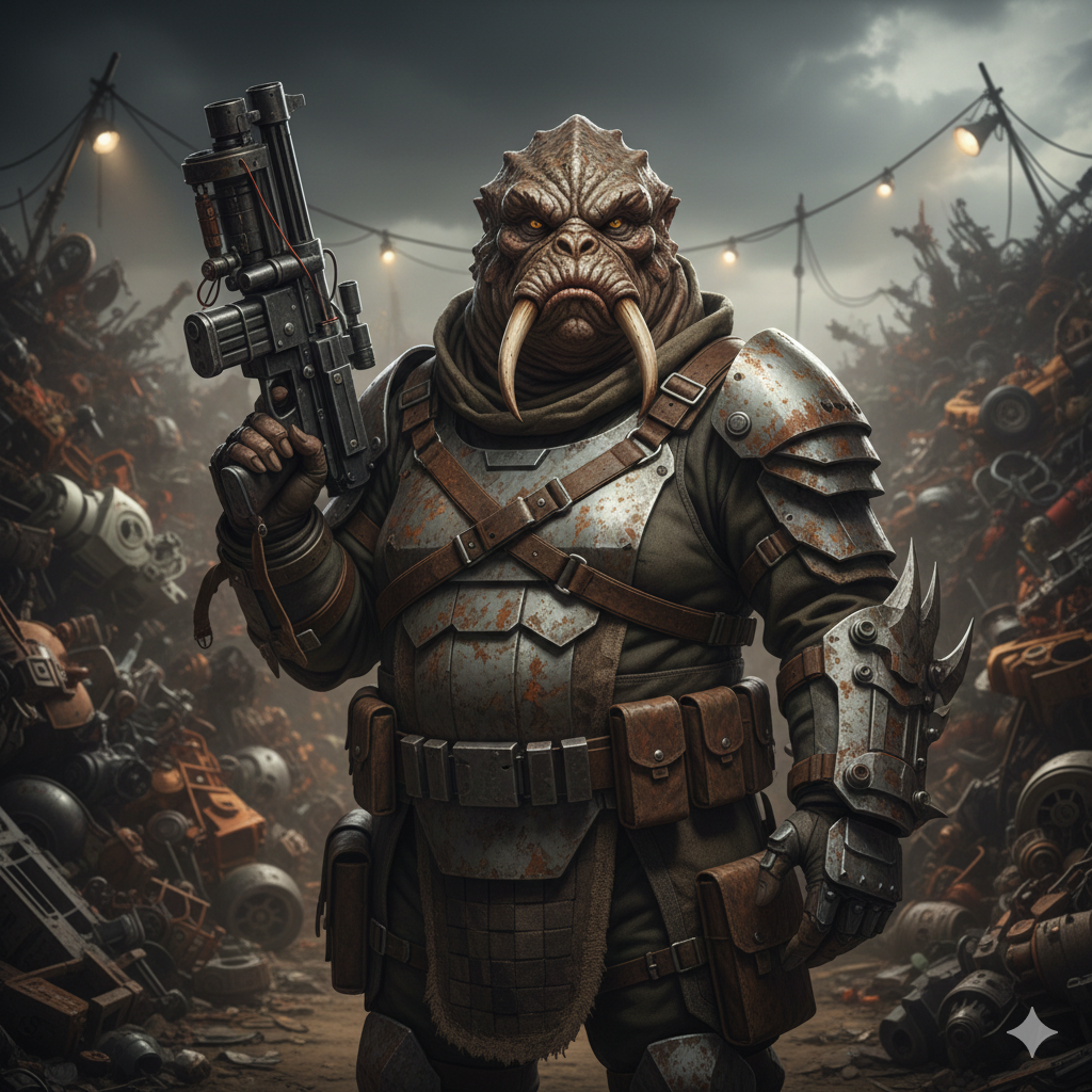 Vrixa, Scrap lord of the Red Iron